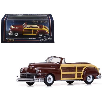 1947 Chrysler Town and Country Costa Rica Brown 1/43 Diecast Model Car by Vitesse