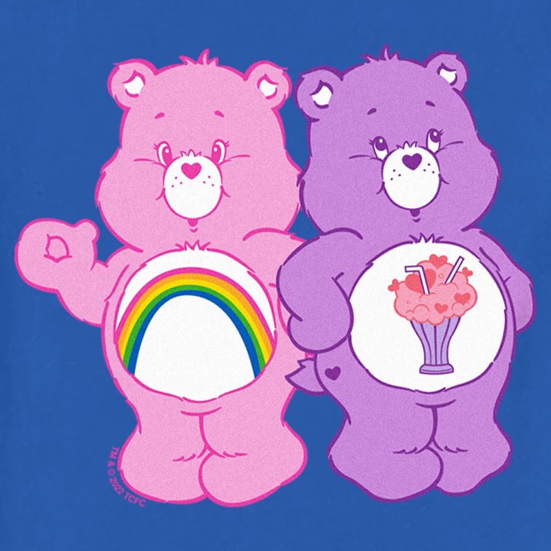 Care Bears Cheer Bear and Share Bear Friends  T-Shirt - Royal Blue - 4T, 2 of 4