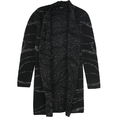 Alfani Womens Sequin Swirl Cardigan Sweater