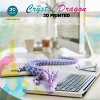 30" Large 3D Printed Dragon, Flexible Articulated Crystal Dragon Fidget Toy, Cool Big Dragon Toy, Huge 3D Printed Dragon Gift for Girls Boys Kids - 4 of 4