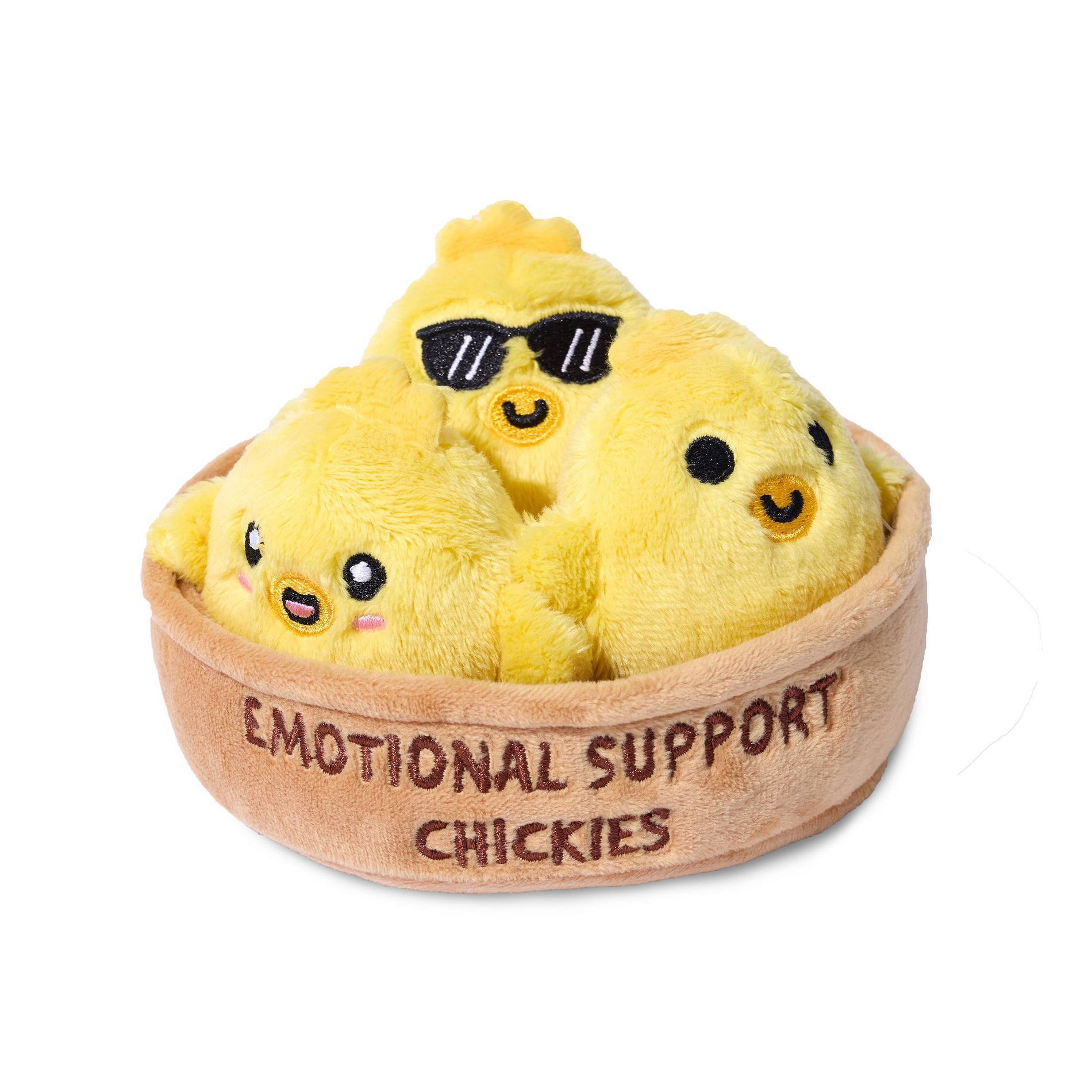 What Do You Meme? Emotional Support Minis Chickies Stuffed Animal