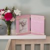 Pavilion Gift Company - Beautiful Baby Girl - 5.5" x 7.5" Hinged Sentiment Frame  (Holds 4" x 6" Photo) - Single Image Frames - 2 of 4