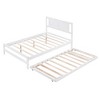 NicBex Twin Size Wooden Daybed, Modern Sofa Bed Frame with 2 Storage Drawers for Bedroom, Living Room - 3 of 4
