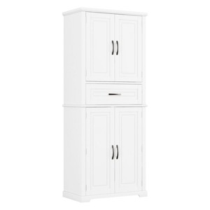 Tall Bathroom Storage Cabinet, Bathroom Cabinets Modern With Multi-Functional Storage Space, Bathroom Storage Cabinets Floor Standing-Cuddlewood - 1 of 4