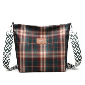 Boersma Large Capacity Contrast Color Shoulder Bag – Stylish Commuter Messenger Tote for Work, Travel & Daily Use - 1 of 4