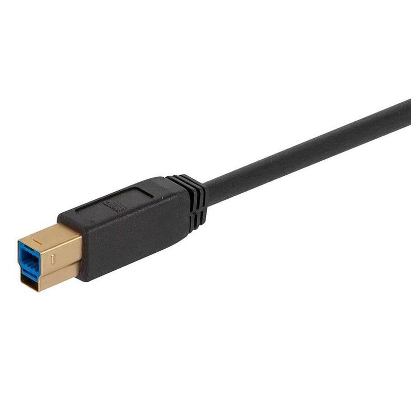 Monoprice USB 3.0 Type-A to Type-B Cable - 3 Feet - Black | Compatible With Monitor, Scanner, Hard Disk Drive, USB Hub, Printers - Select Series, 3 of 7