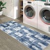 Abstract Geometric Washable Rug, Low Pile Modern Carpet for Living Room Bedroom, Non-Slip, Stain-Resistant Indoor Floor Cover - 2 of 4