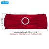 Unique Bargains Polyester Wedding Decoration Stretch Chair Sashes Bows 10 Pcs - 2 of 4