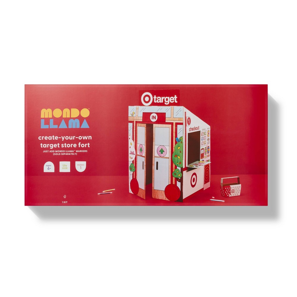 Color-Your-Own Target Store Fort - Mondo Llama™