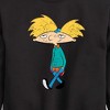 Boys' - Hey Arnold! - Distressed Arnold Graphic Long Sleeve Fleece Sweatshirt - 2 of 4