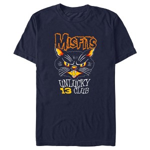 Men's Misfits Unlucky 13 Club Cat T-Shirt - 1 of 4