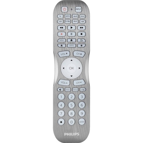 One For All Essential 8 Universal Remote Control with LED-Backlit Buttons