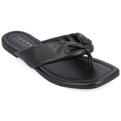 Padded Slides - Women's Padded Footbed Leather Slide Sandals – Mystique  Sandals
