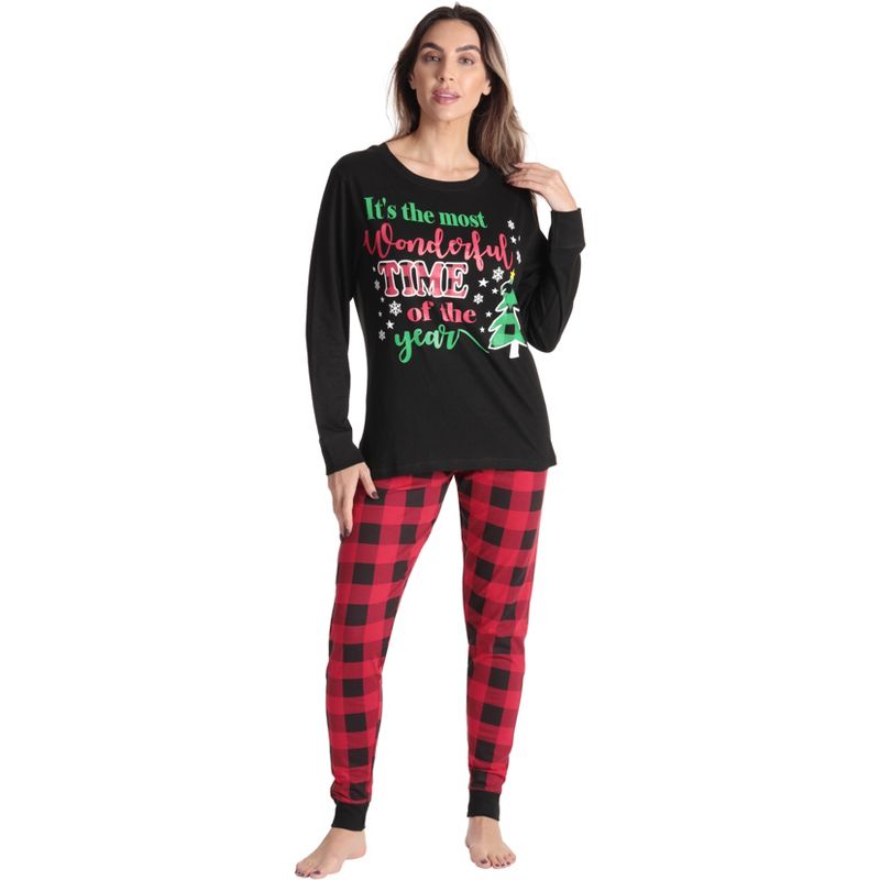 #followme Christmas Pajamas - Matching PJs for the Entire Family - Womens 100% Cotton Xmas Jammies, 2 of 6