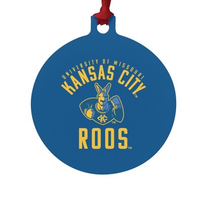 University of Missouri - Kansas City Kangaroos Logo Aluminum Holiday Christmas Tree Ornament