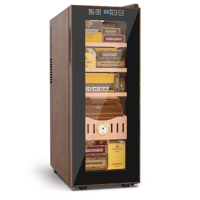 Mojgar Electric Cigar Humidor, 35L Cigar Humidors, Cooler & Heated Humidor Cabinet