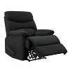 Wall Hugger Microfiber Pillow Top Arm Recliner Chair -  ProLounger - 4 of 4