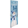 Northlight Jingle All The Way Wooden Christmas Wall Sign - 23.5" - Blue and White - 3 of 4