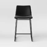 Bowden Faux Leather Counter Height Barstool - Threshold™