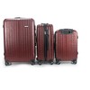 Mirage Luggage Danae ABS Hardshell Lightweight 3-Piece Luggage Set with 360° Dual Spinning Wheels and Combo Lock - image 4 of 4