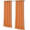 Kate Aurora Artisan Lightweight Transparent Faux Silk Sheer Grommet Single Curtain Panel - 2 of 4