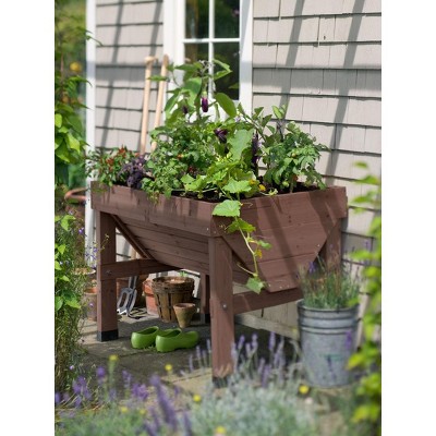 Compact VegTrug Patio Garden, Whitewash - VEGTRUG LIMITED