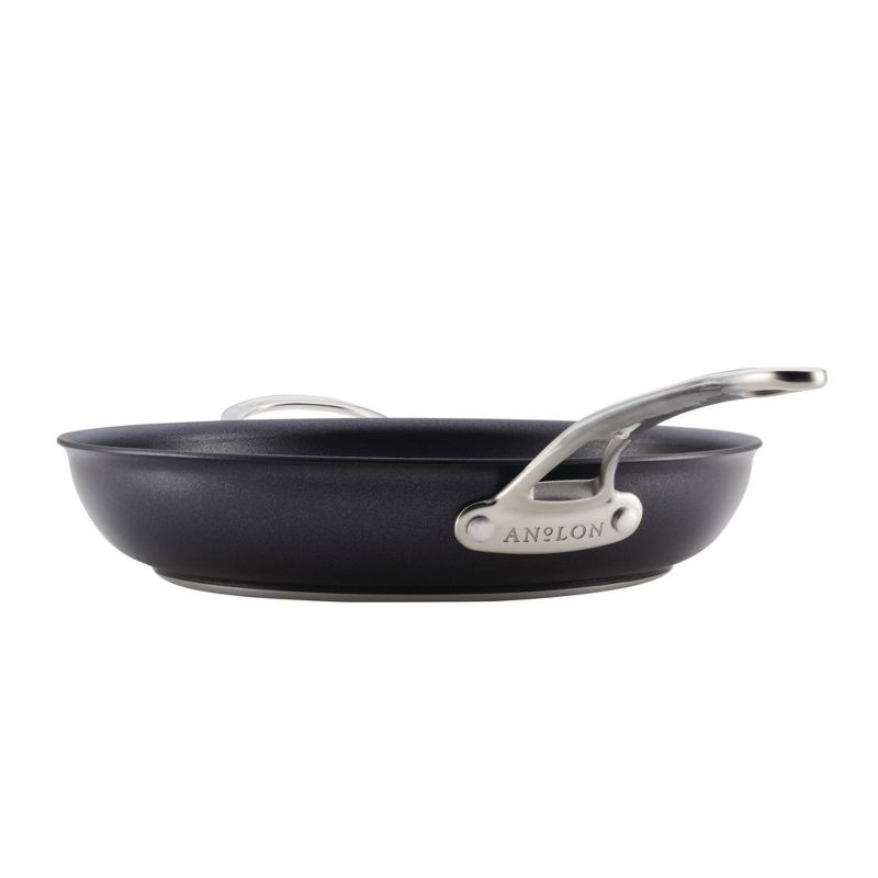 Anolon X Hybrid 12&#34; Nonstick Induction Frying Pan with Helper Handle Super Dark Gray, 1 of 13