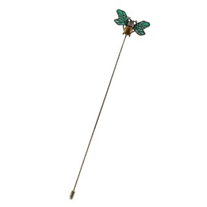 Anna-Kaci Women's Vintage Style Hat Pins with Faux Pearls, Turquoise Inlay, and Mixed Designs - 1 of 4