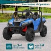 24V 4WD Ride On Dump Truck for Kids, 2-Seater Electric Ride On Car with Remote Control, Motorized Dump Bed, All-Terrain Wheels, Bluetooth Music, LED - 4 of 4
