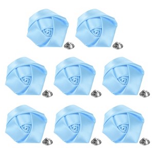 Unique Bargains Handmade Men Suits Formal Boutonnieres Wedding Corsage Lapel Pin Flower Brooch Butterfly Buckle 8 Pcs - 1 of 4