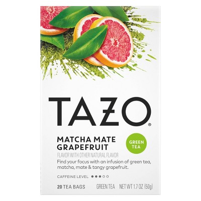Tazo TB Matcha Mate Grapefruit - 20ct/1.7oz
