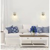 Fontaine 14" Glass Wall Sconce - Dimmable, Damp Rated, 1 Bulb, Elegant Design - 4 of 4