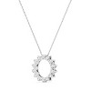 GILDED Women's Lab-Grown Diamond Pendant Necklace in 925 Sterling Silver or 14K Gold Plated | Dainty Pendant, Delicate Chain, Minimalist Jewelry - 2 of 4