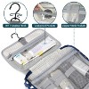 PAVILIA Hanging Toiletry Bag Travel Women Men, Foldable Cosmetic Organizer, Water Resistant Makeup Accessories Essentials Kit - 3 of 4