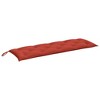 vidaXL Garden Bench Cushion Melange Red 59.1"x19.7"x2.8" Fabric - 2 of 4