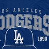 MLB Los Angeles Dodgers Vintage Arch Block Ultra Soft Blanket - 2 of 3