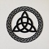 Slickblue Celtic Metal Wall Art – 12" Round Hanging Decor in 8 Irish Designs & 4 Finish Options for Home - 3 of 4