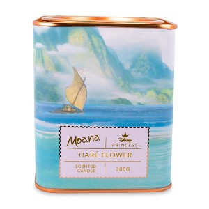 Ukonic Disney Princess Home Collection 11-Ounce Scented Tea Tin Candle | Moana - 1 of 4
