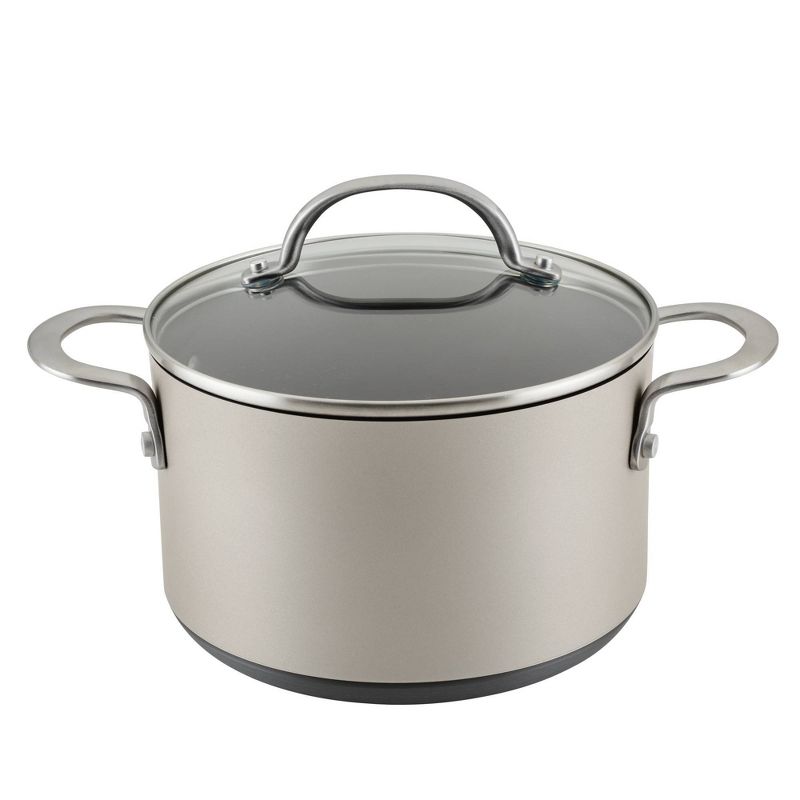 Anolon Achieve 4qt Hard Anodized Nonstick Saucepot with Lid, 1 of 11