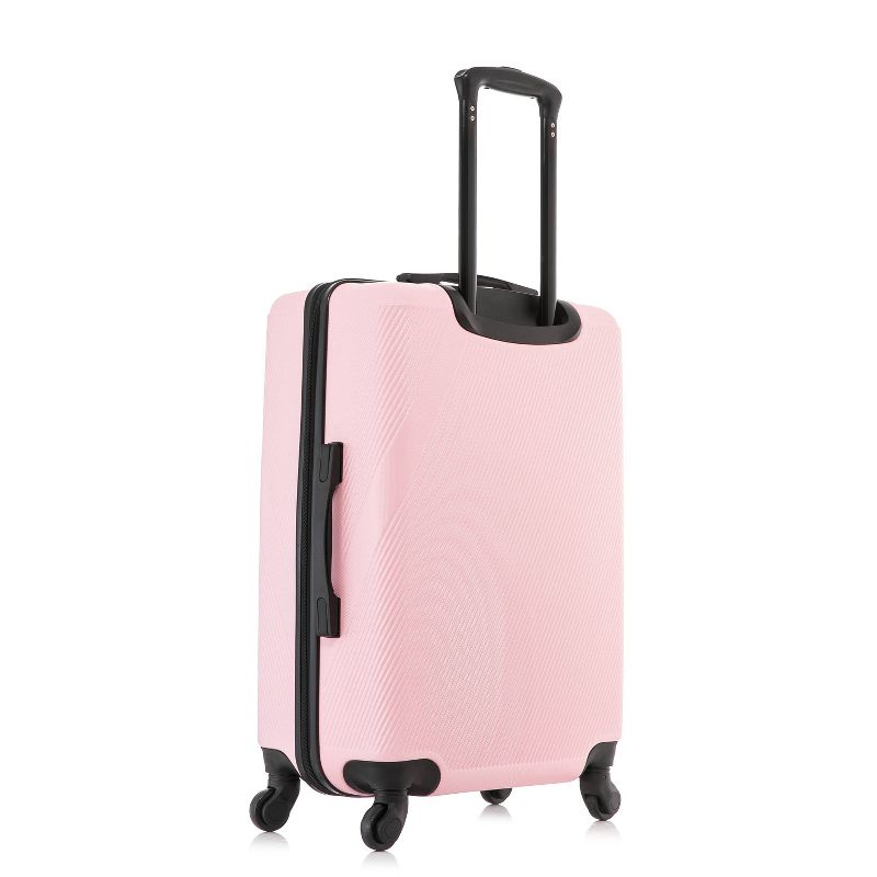 DUKAP Discovery Lightweight Hardside Large Checked Spinner Suitcase - Pink, 5 of 12