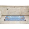 J&V TEXTILES 20" x 55" Oversized Cushioned Anti-Fatigue Kitchen Runner Mat (Coastal) - 2 of 4