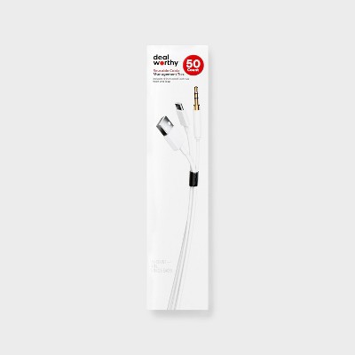 Reusable Cable Ties - dealworthy™ Black/White