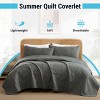 HLC.ME Benji - 3 Piece Quilt Set, Lightweight Bedspread Coverlet Set - 2 of 4