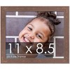 PosterPalooza | Photo Size Shabby Chic Brown Picture Frame - UV Acrylic, Foam Board Backing, Hanging Hardware - 2 of 4