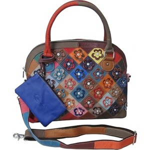 Amerileather Kenzer Leather Handbag – Top Grain Lambskin Tote with Elegant Form and Everyday Functionality - 1 of 4