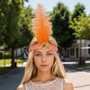 Unique Bargains Women's Feather Faux Diamond Sequins Headband 1 Pc - 2 of 4