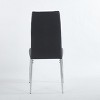 APRILSOUL27.4"chair set of 4,CHROME COLOR LEG,WHITE SEAT - 3 of 4
