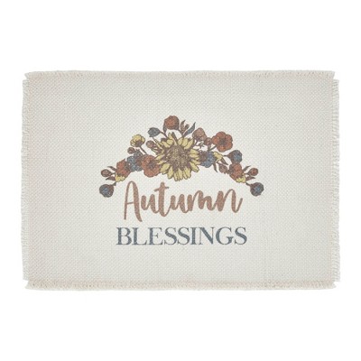 Bountifall Autumn Blessings Placemat Set of 2 13x19 VHC Brands