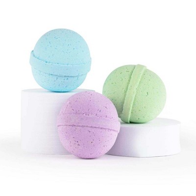 Sparoom Essential Oil Bath Bombs - 3 Pack - Lavender, Peppermint, Eucalyptus