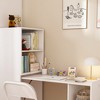 KTMBDW Stretchable Desk, Modern Office Desk with Storage Shelves and Mobile wheels, Foldable Desk for Bedroom, Living room and Offices - 4 of 4